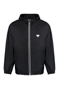 Nylon windbreaker-jacket